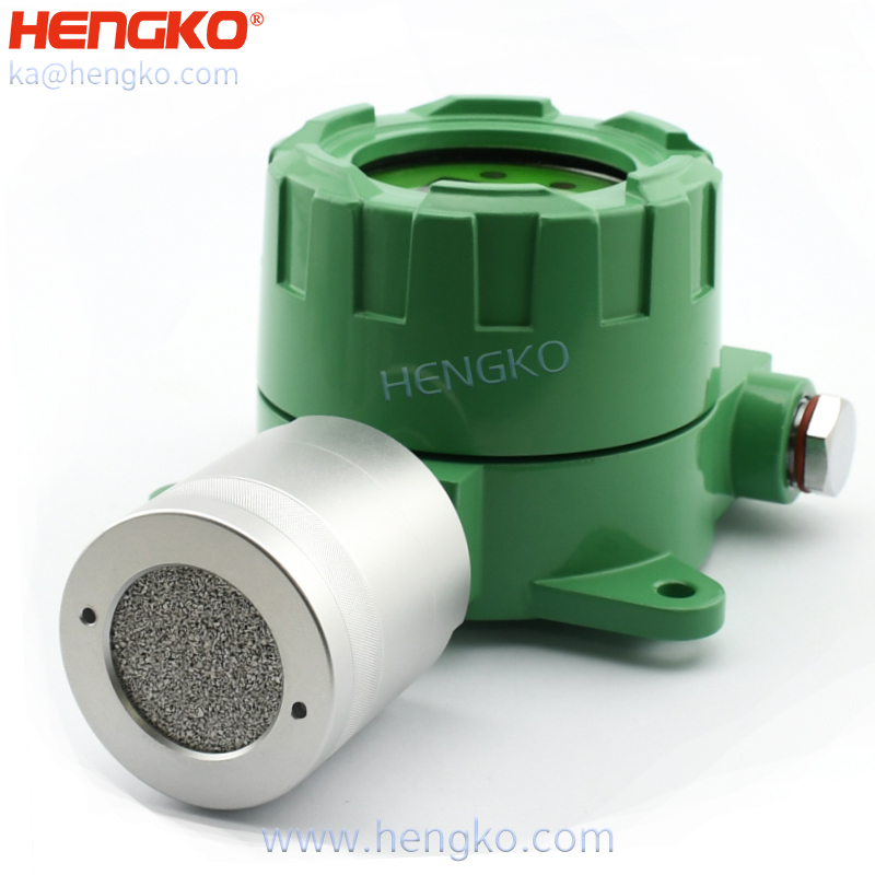 HENGKO IP65 66 67 waterproof and flameproof sinterted metal gas sensor housing for gas sensor detector