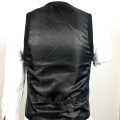 black formal men breasted waistcoat