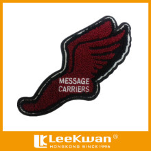 Embroidered Sew-on Customized Eagle Wing Design Chenille Patch Applique Crest