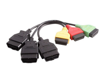 Fiat Ecu Scan Adaptors OBD Diagnostic Cable Four Colors Fiatecuscan