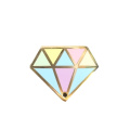 Insignia de pin con forma de diamante personalizada