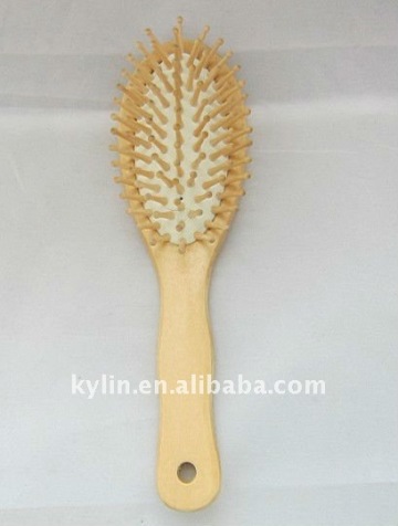 wooden hairbrush