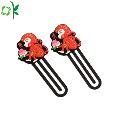 Animal Shape Silicone Bookmark for Promotion Gift