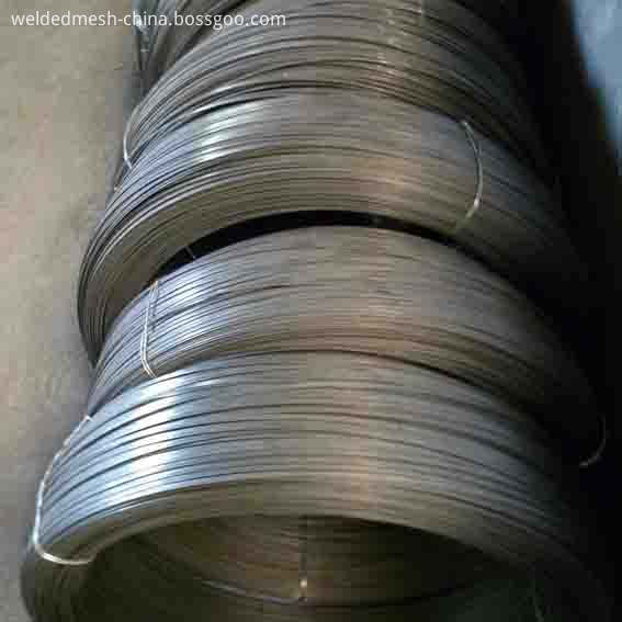 Q235 steel wire rod Galvanized Oval wire 