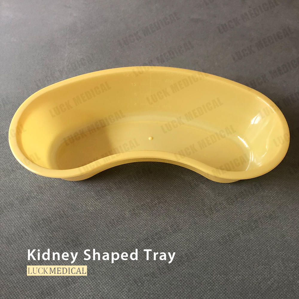 Kidney Shaped Plastic Tray Single Use