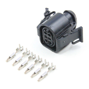 LiSen Plug 6 Pin Female Waterproof Audi Wiring Harness Connector - 3A0973713