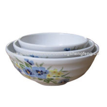 Melamine Whorl Bowls