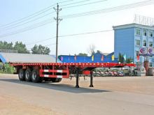 32.5Tons Flat Plate Transport Semi Trailer
