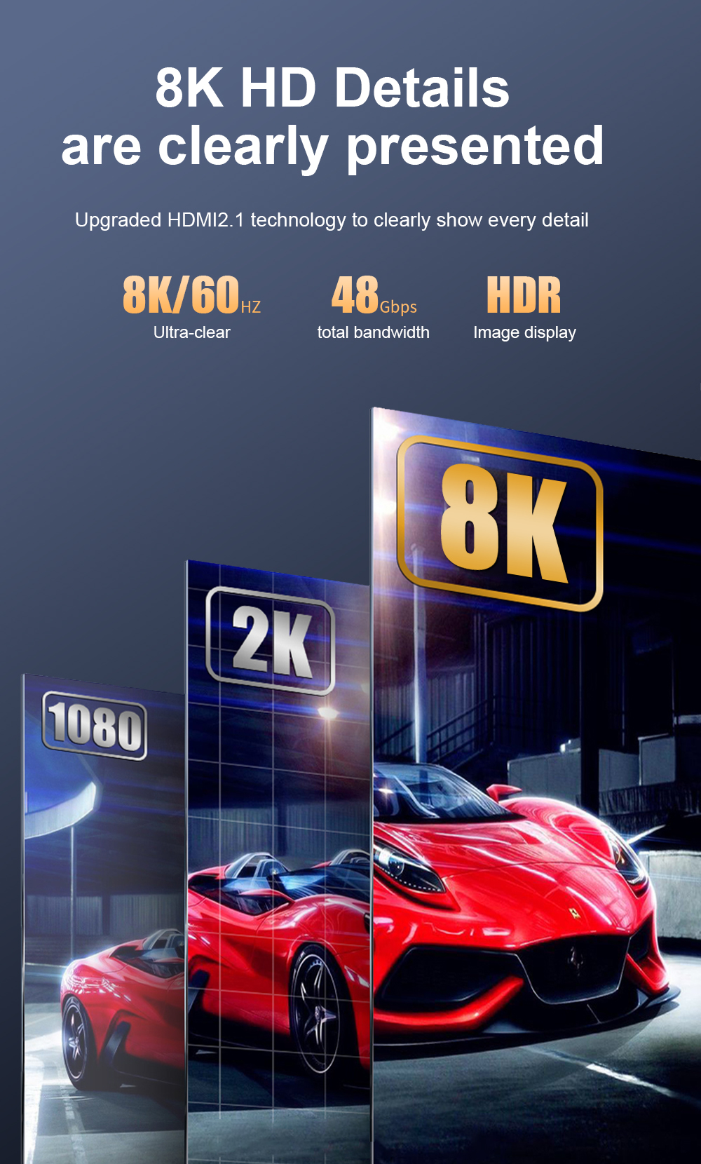 8K HD Details are clearly presented