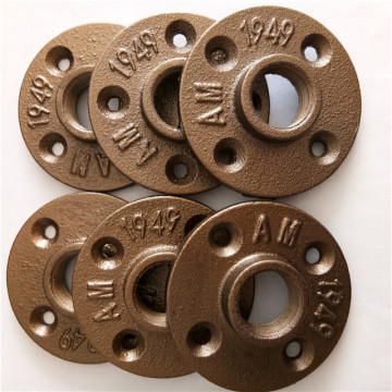 brass cast iron pipe fitting floor flange