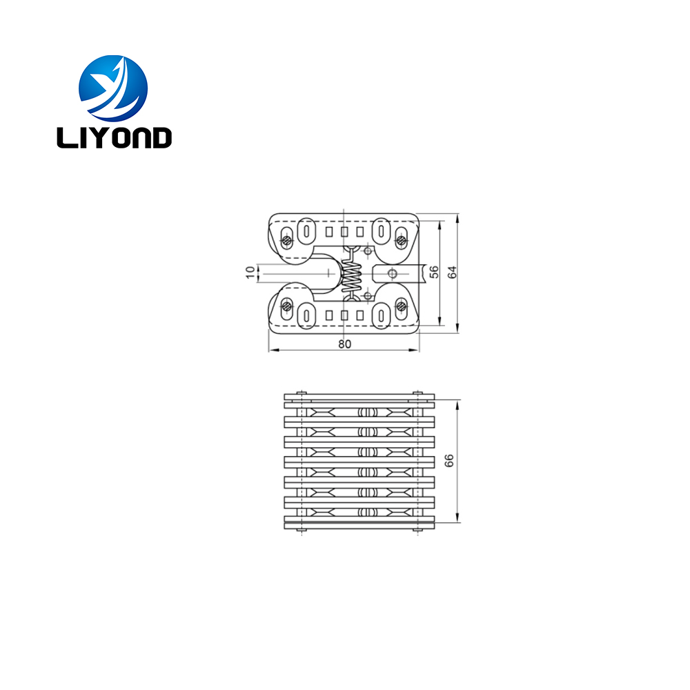 Extension spring flat contact Primary moving contacts for MV Vacuum Circuit Breaker