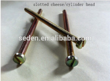DIN84 slotted cheese head bolt screw