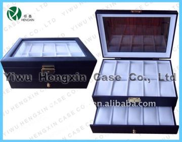 pu leather watch display case acrylic watch cases boxes wholesale