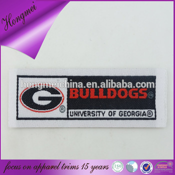 woven label/brand label/embroidery label/university embroidery patch