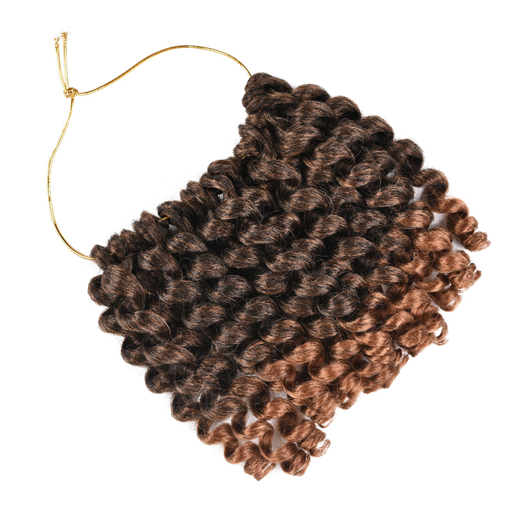 Synthetic Hair Hair Extensions Pre-Looped Jumpy Wand Curl  Crochet Braid Hair Synthetic Twist