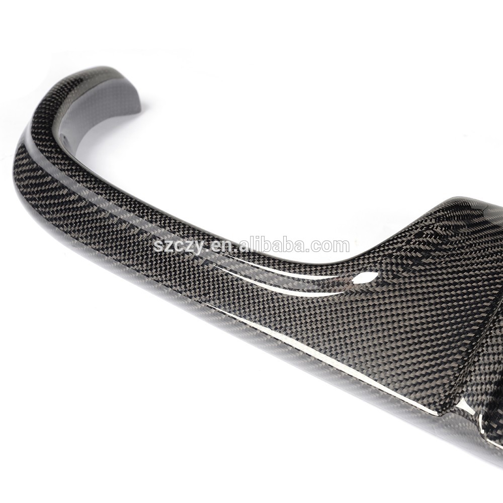 Carbon Fibre Rear Bumper Diffuser Lip for Mercedes Benz W211 E55 AMG Sedan 2002 2006