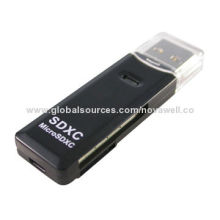 USB2.0 SD card reader supports SDHC/micro SDHC without need adapter, OEM order welcome