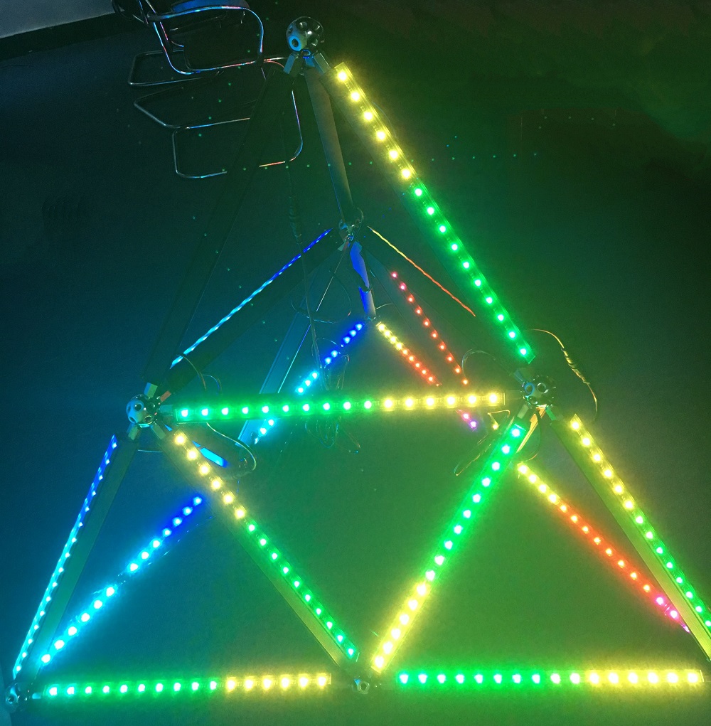 DIY Stage Light Geometry Pixel LED osvetlenie