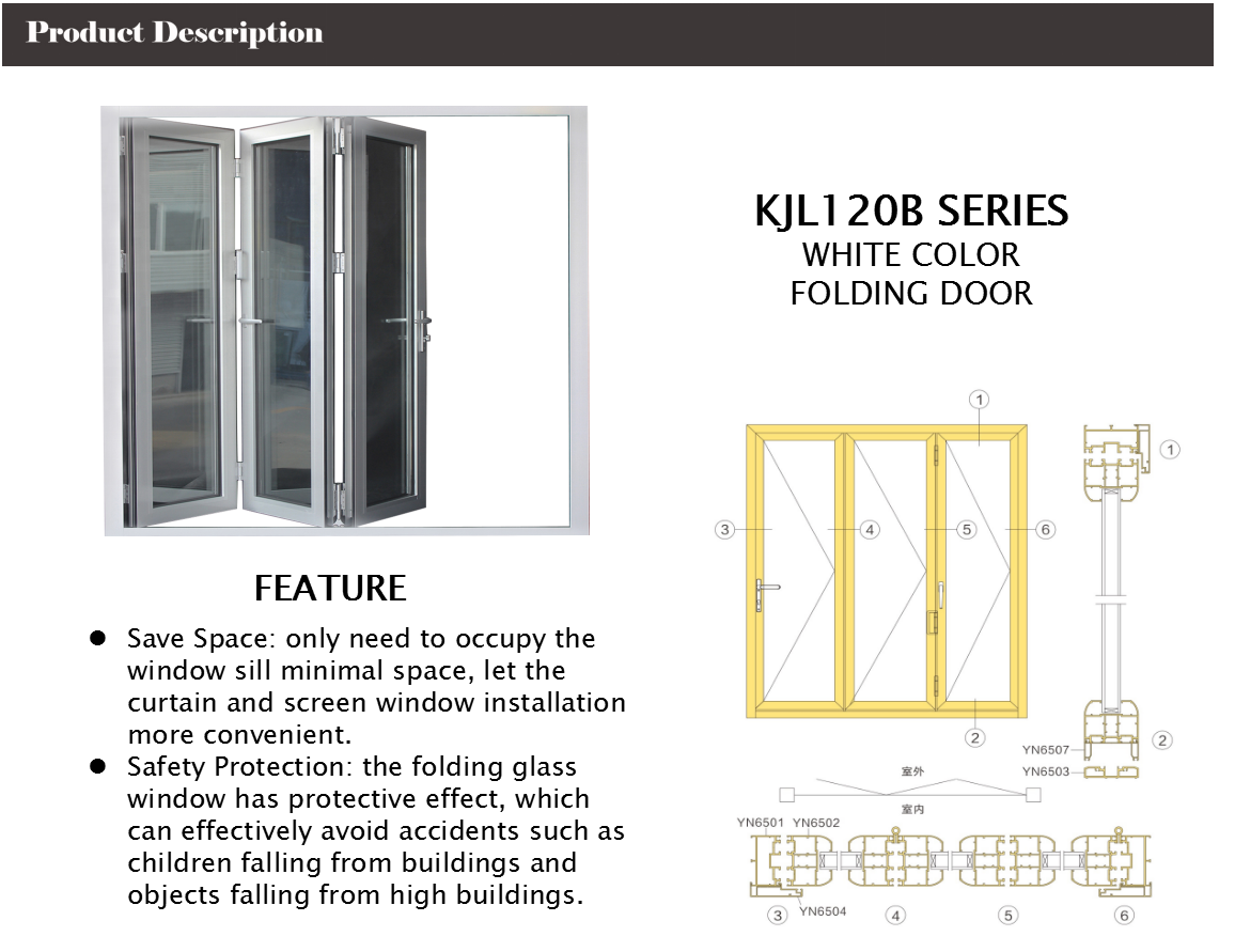 aluminum folding doors