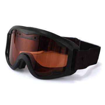 Wholesale Discount Black Frame Ski Goggles UV400 Snowboard Goggles for Sport