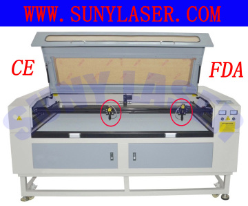 Multi Heads Texitle Laser Cutting Machine 80w