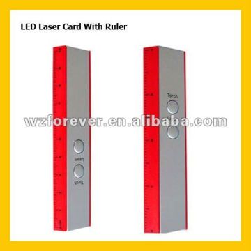 ruler shaped laser led torch