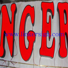 advertising front light acrylic led sample business letter