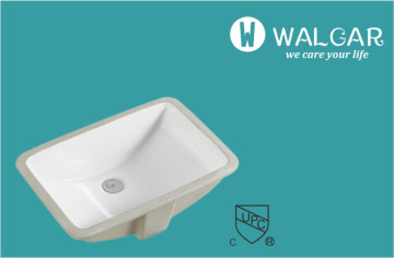 WL1812 Undermount Rectangular Ceramic sink of Bathroom