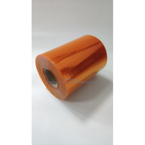 màu cam pvc vật liệu bao bì chính