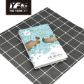 Adorable dog style soft cover glue notebook