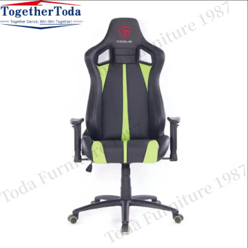 Customizable leather metal base gaming chair swivel chair