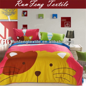 bright color kid cartoon duvet cover set