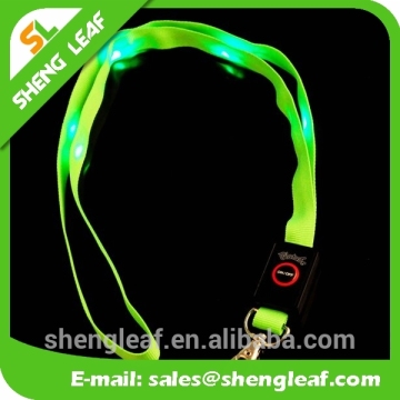 Wholesale fashion LED flashing lanyard promotional lanyard