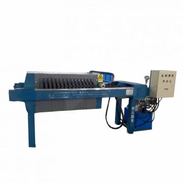 Sewage treatment plate and frame filter press