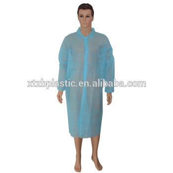 medical blue nonwoven sterile disposable hospital surgical gown/pp laboratory coat,yellow isolation gown