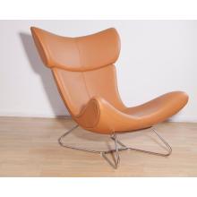 Leather Boconcept Imola lounge Chair and stool