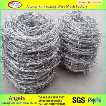 Barbed wire fence spools