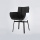 B &amp; B Italia Armrests 껍질로 덮인 가죽 의자