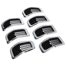 68303626AA Chrome Trim Front Grill Inserts for Jeep Cherokee 2014