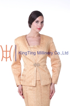 New fancy golden women party wear designer suits