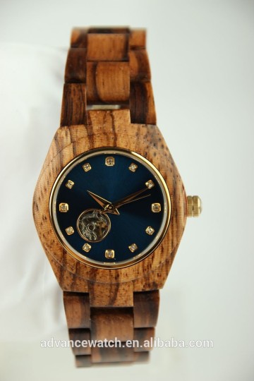 wholesale wooden watch | vogue mechanical wood watch with cheap price | classic mechanical watch wood