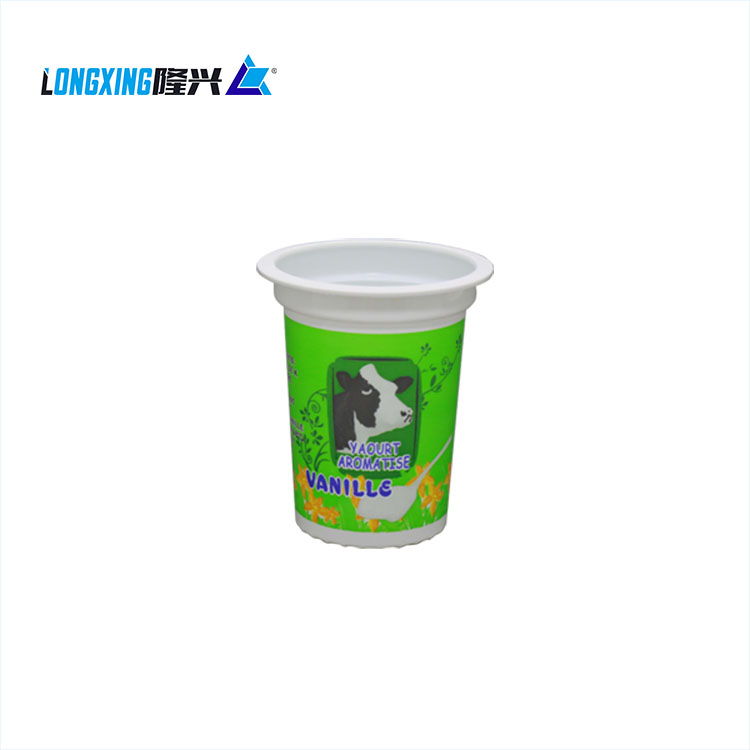 150 ml 5 oz disposable plastic PP yogurt cup with logo printing