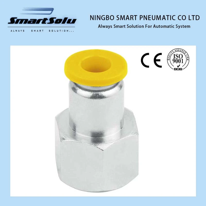 Ningbo Smart Plastic Metal Pcf Pneumatic One Touch Tube Fittings