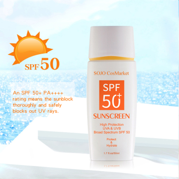 OBM/OEM/ODM Sun cream SPF 50 protection for face