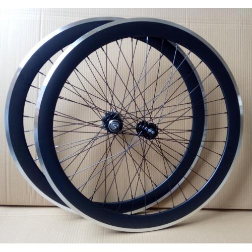 700C 50mm colorful high quality fixed gear bicycle wheel set
