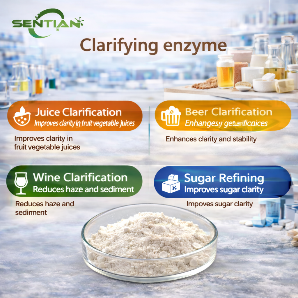 Clarifying enzyme Clarifying enzyme