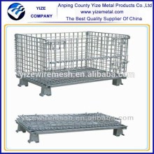 Heavy duty Wire Container/Stackable Mesh pallet/storage cage (manufacturer)