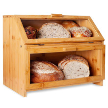 Bamboo Bread Box With Lid