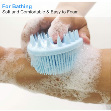 2 in 1 Bath dan Shampoo Silicone Brush