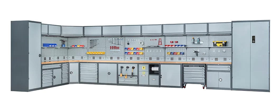 Free Combination Heavy Duty Garage Storage Workshop Tool Cabinet Workbench